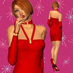 Richabris Lil' Red Dress for V4