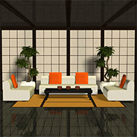 Asian-Styled Living Room Set