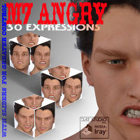 M7 Angry Expressions