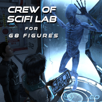 SciFi Lab And Prop Poses For G8F/M