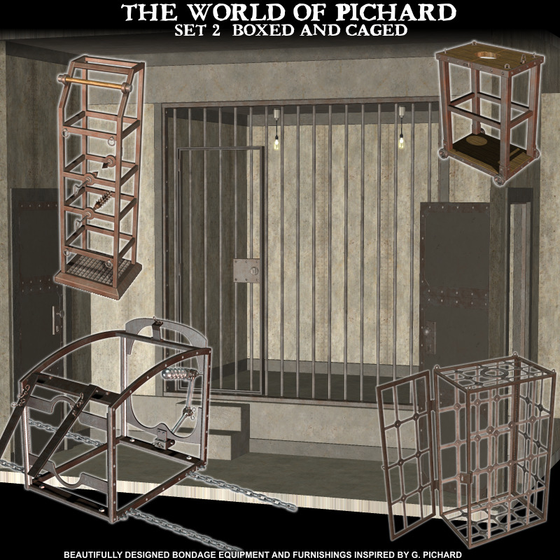 Davo's World of Pichard Set 2: "Boxed and Caged"