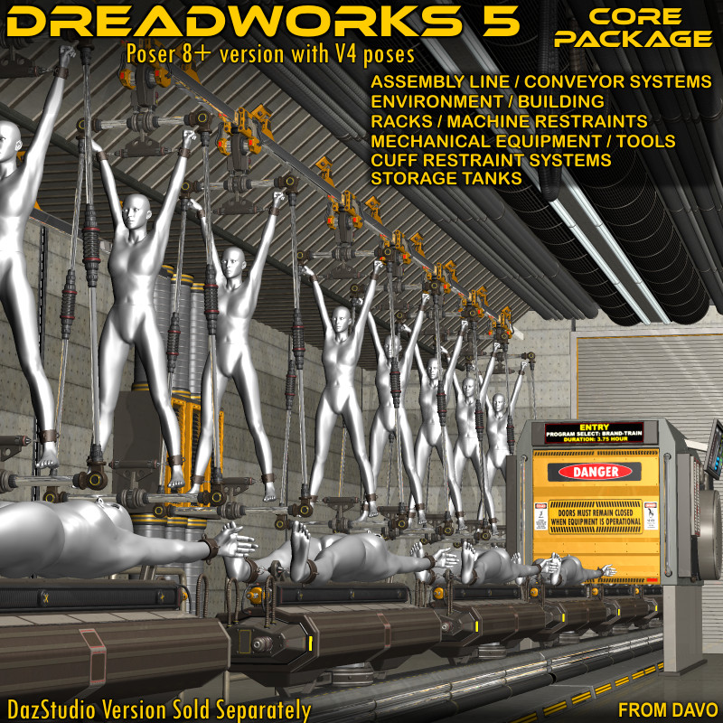 "Dreadworks 5" Core Package Poser 8+