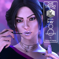 Dyeable MakeUp Set for Genesis 8 Female