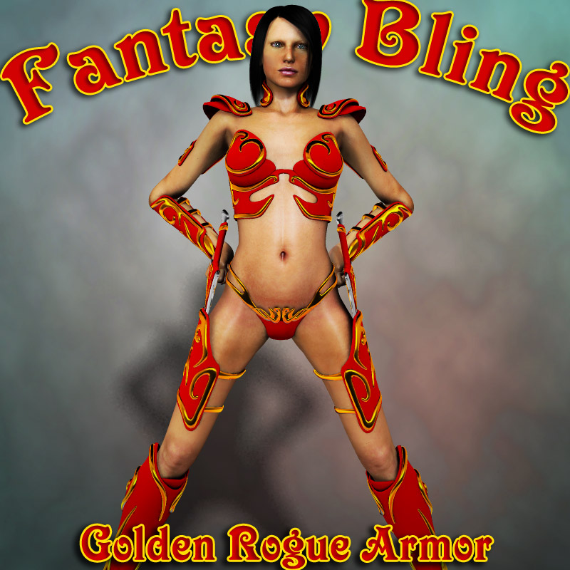 Darkseal's Fantasy Bling Golden Rogue Armor