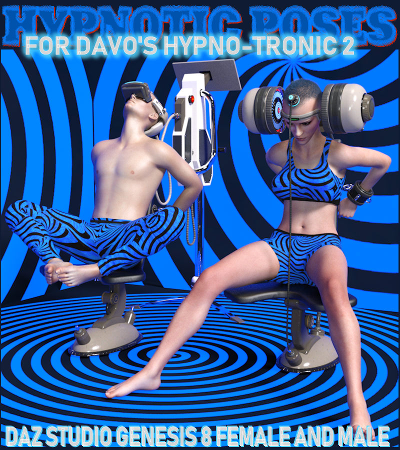 Hypnotic Poses For Davo Hypno-Tronic 2 Daz Studio