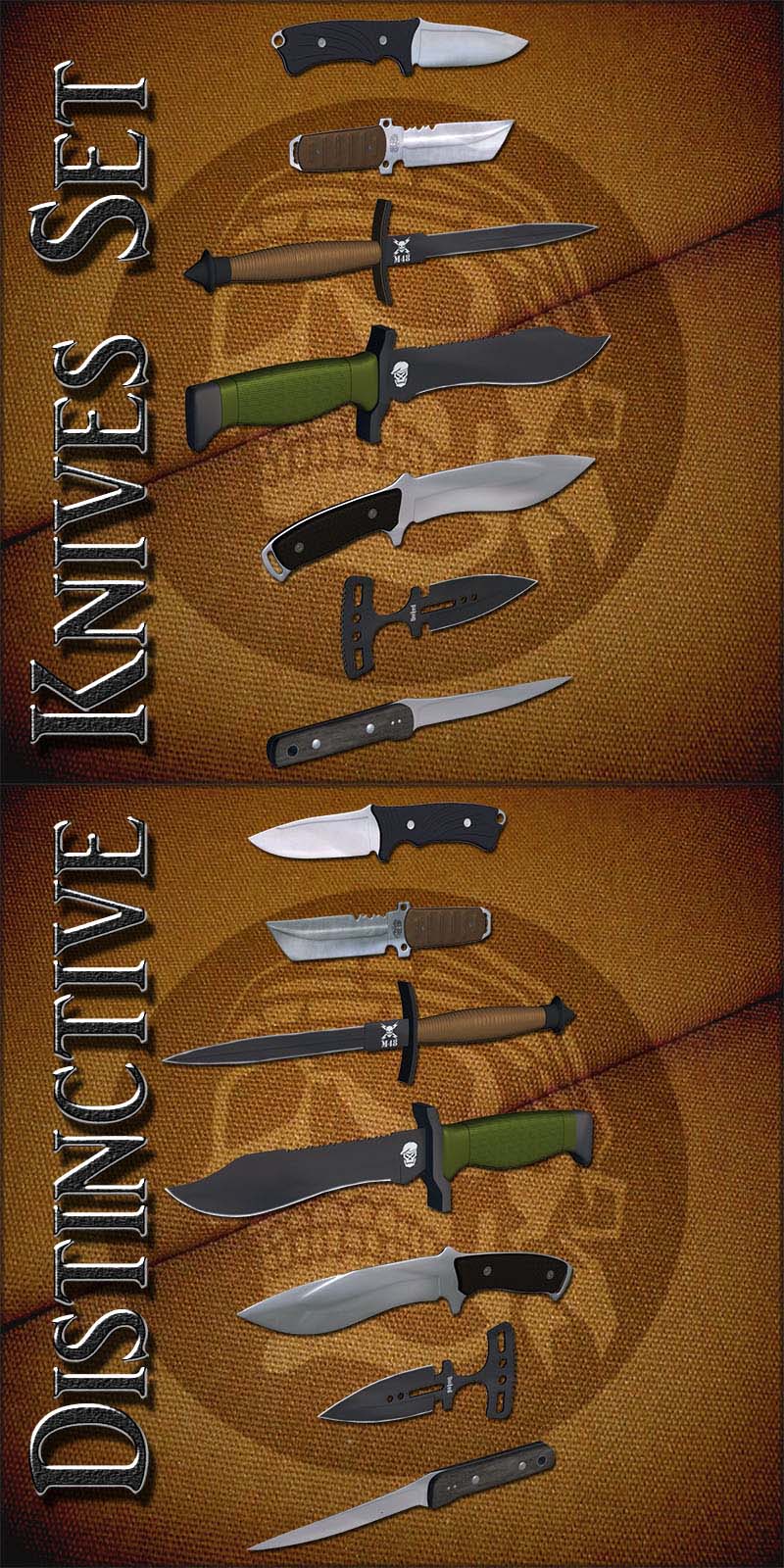 Distinctive Knives Set