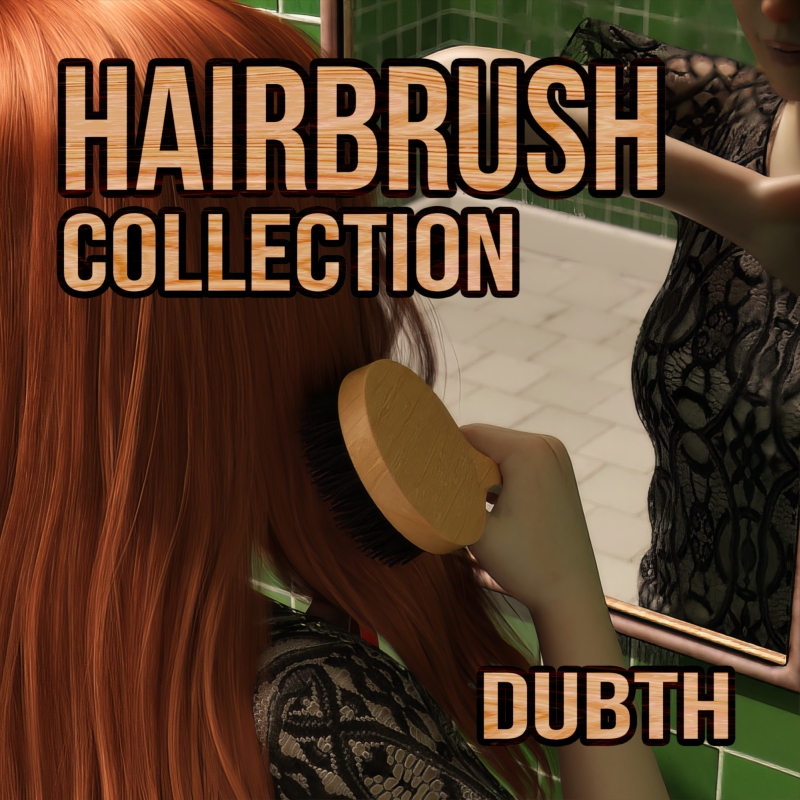 Hairbrush Collection for Genesis 8 and 9