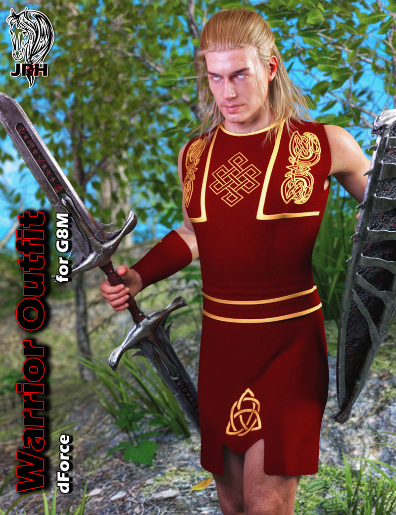 JRH dForce Warrior Outfit for G8M
