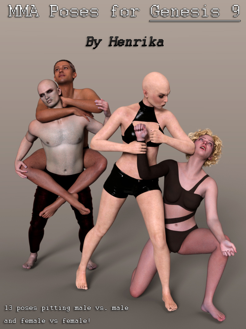MMA Poses for Genesis 9