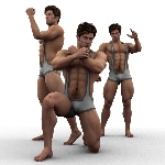 Farconville's Wrestler Poses for Michael 4