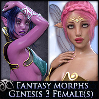 Fantasy Morphs: Heroes for Genesis 3 Females(s)