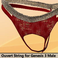 Ouvert String for Genesis 3 Male