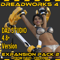 Dreadworks 4 Expansion Pack 2 DazStudio 4.8+ Version