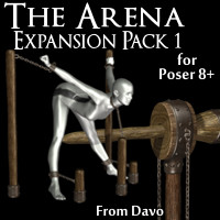 Arena Expansion Pack 1 for Poser 8+