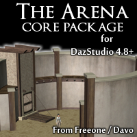Arena Core Pack For Daz Studio 4.8+