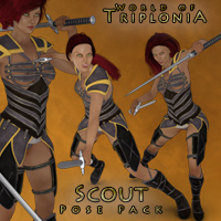 Triplonia Scout Pose Set G3F