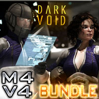 Dark Void ZX02 Suit For V4 And M4 Bundle