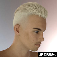 Colors For Pompadour Trend Hair For Genesis 3 Males