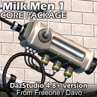 "Milk Men 1" Core Pack For Daz Studio