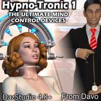 "Hypno-Tronic" Mind Control Devices For Daz Studio 4.8+