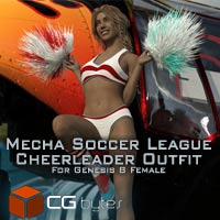 ArtDev Mecha Soccer League Cheerleader Outfit For G8F