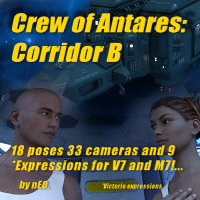 Crew Of Antares V7 Corridor B