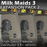 Milk Maids 3 Expansion Pack 2 for DazStudio 4.8+