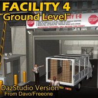 Facility 4 Ground Level For DazStudio 4.8+