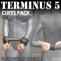 Terminus 5 "Cuffs Pack" For DazStudio 4.11+