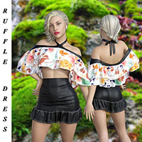dforce RUFFLE DRESS G8F