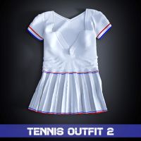 Tennis Outfit 2 Genesis 8 Female