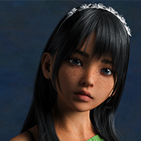 Flores Teen For Genesis 8 Female