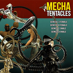 Mecha Tentacles for G3F G8F G3M G8M