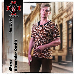 JMR dForce Alexander Outfit for G9M