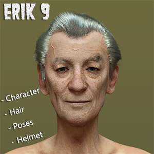Erik 9 Character for Genesis 9