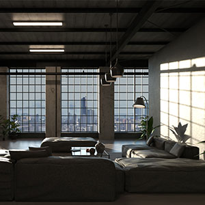 Loft Style Living Room