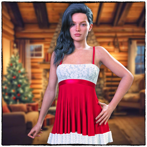 JMR dForce Christmas Nightdress 24 for G9F