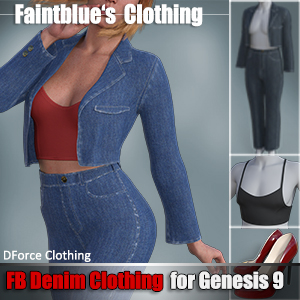 dForce FB Denim Clothing