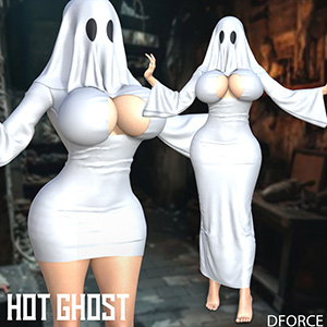 dForce Hot Ghost outfit G8F/G8.1F