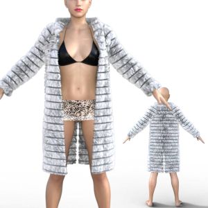 dforce Fur Coat Set G8F/G8.1F