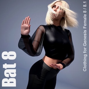 Bat 8 - Clothing for Genesis 8 Female