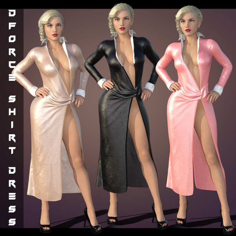 dFORCE SHIRT DRESS +