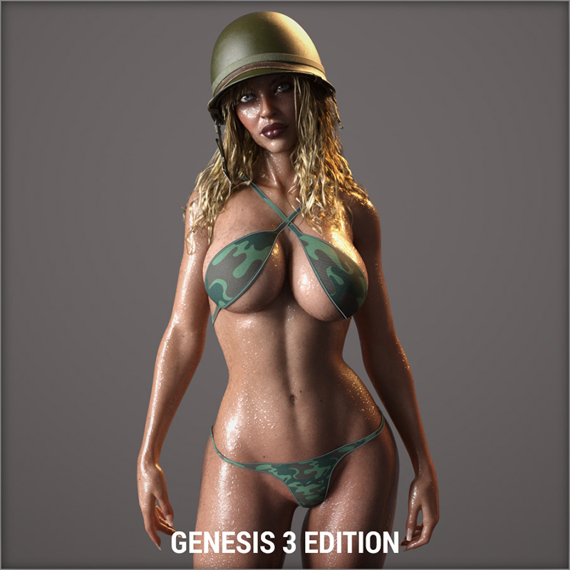 dForce CyberBikini 01 for G3F Textures Set3
