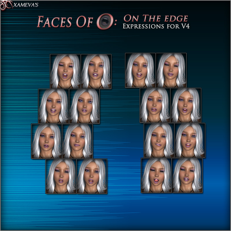 Faces of O - Edge Expressions for V4