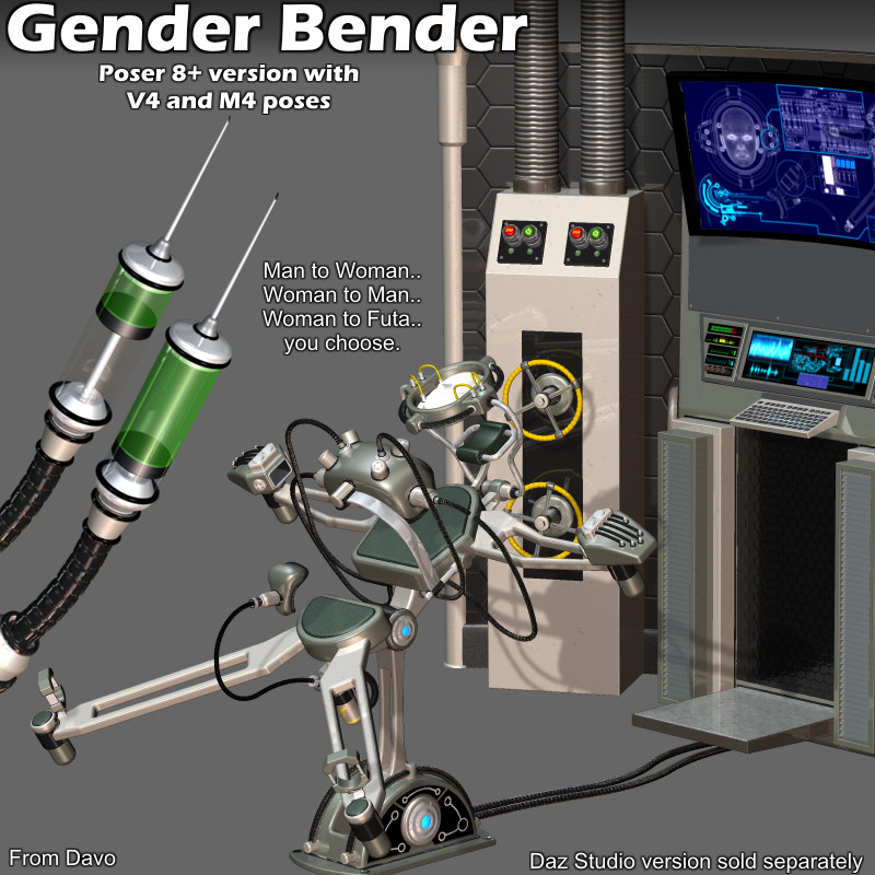 "Gender Bender" For Poser 8+