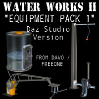 Water Works 2 Equipment Pack 1 For Daz Studio