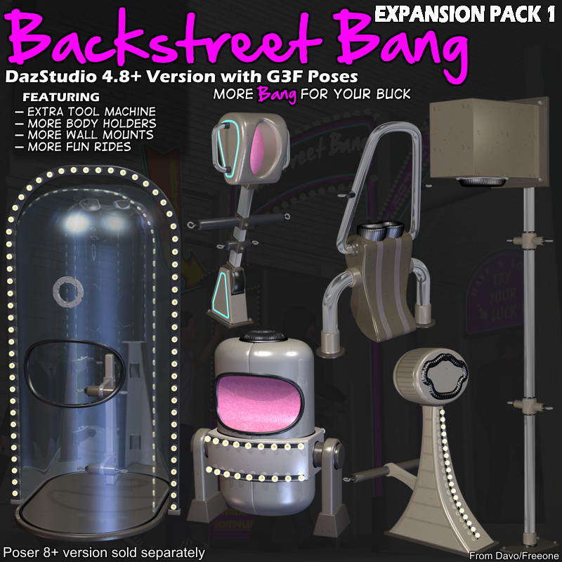 Backstreet Bang Expansion Pack 1 For DazStudio