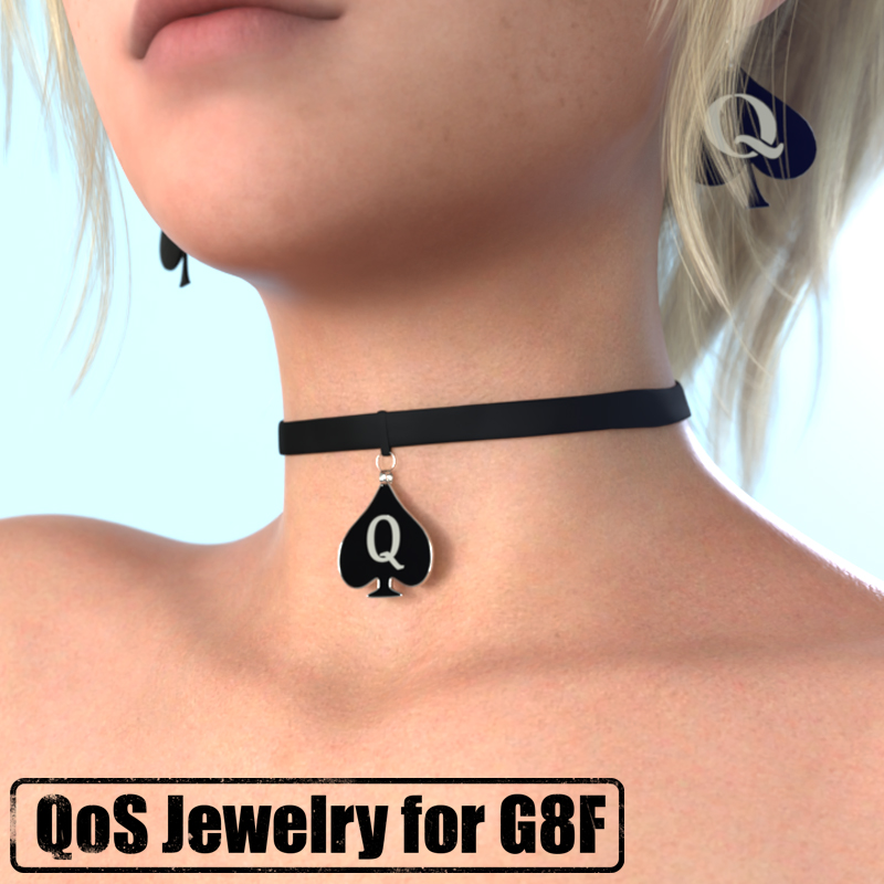 Queen of Spades Jewelry for G8F