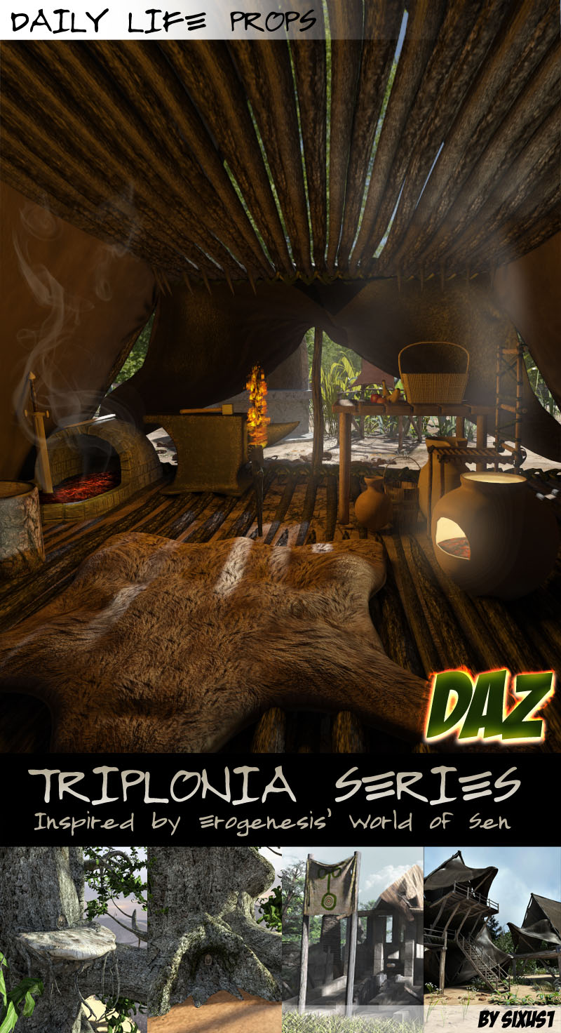Triplonia Daily Life Props Set DS