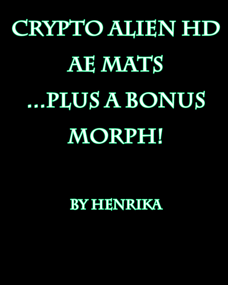 Crypto Alien AE MATs